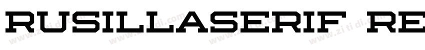 Rusillaserif Regular字体转换 Rusillaserif Regular字体转换